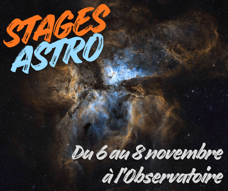 Stages Astronomie et Astrophoto novembre 2026