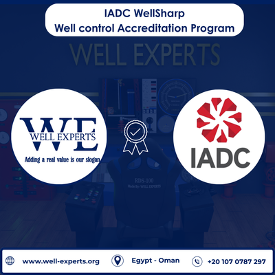 WELL EXPERTS is now officially providing IADC WellSharp®️ Well Control Accreditation Program.