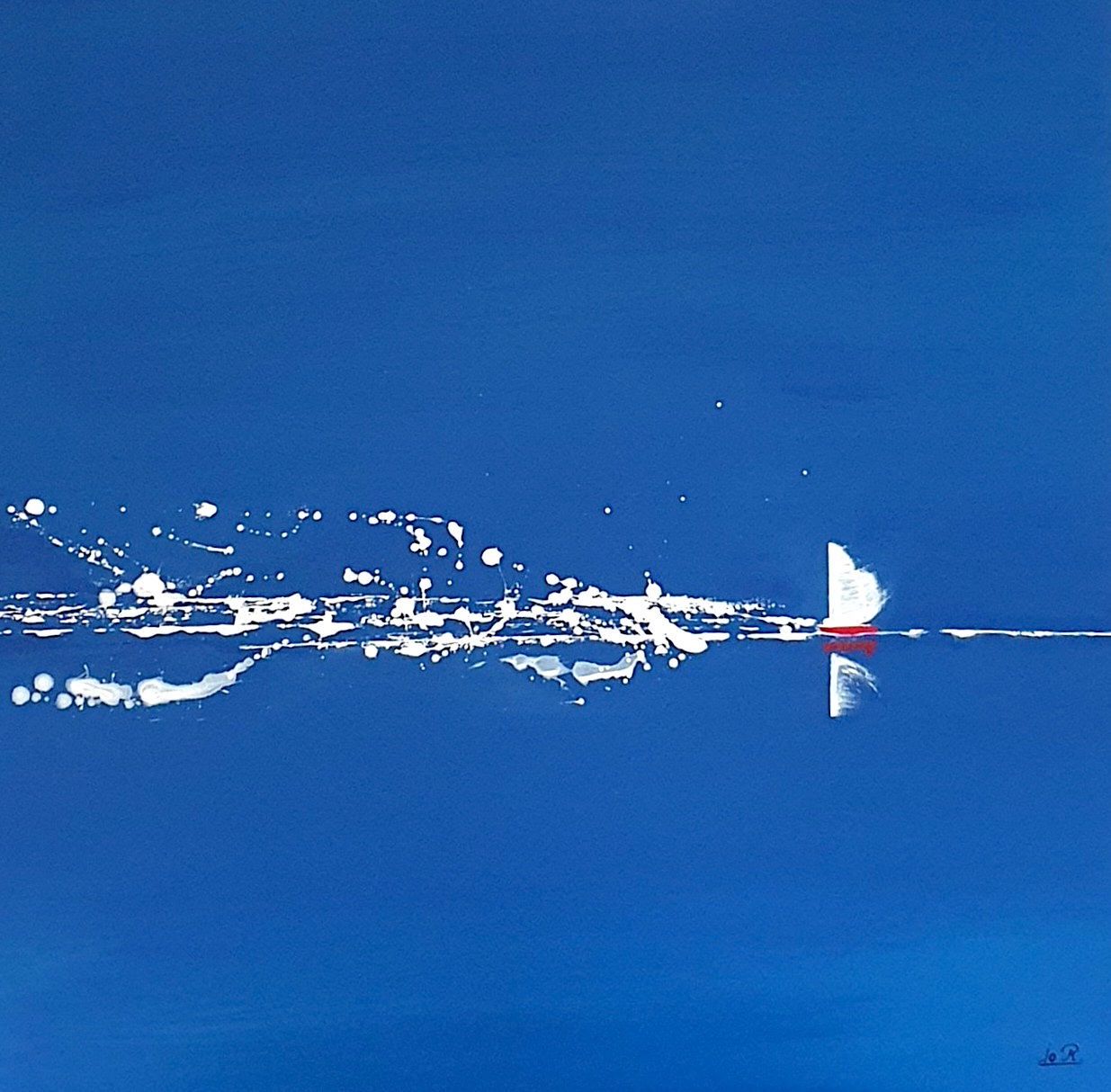 "L'Énergie du Départ" 60x60 cm