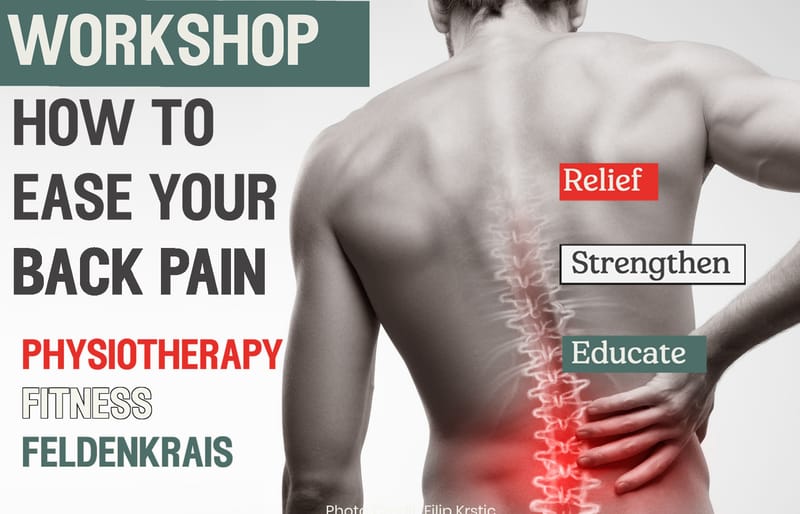 Workshop: How to Ease Your Back Pain – without Pills or Surgery