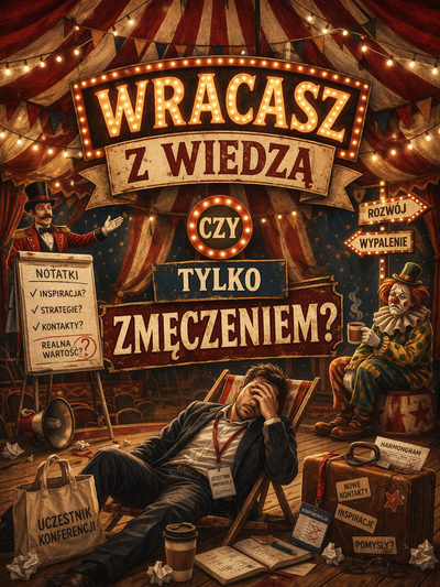 Antyreklama: Wyciśnij konferencję jak cytrynę
