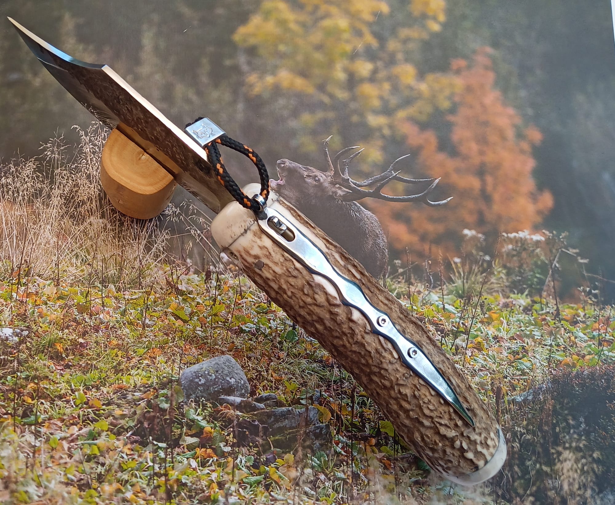 Couteau en bois de cerf à la Romaine.