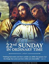 22nd Sun in Ordinary Time YB