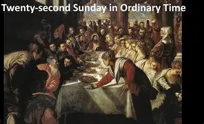 2025,  8, 31 - 22nd Sun in Ordinary Time YC