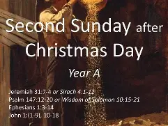 2026,  1,   4 - 2nd Sun of Christmas YA