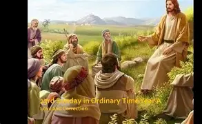 2026,  9,  6, 23rd Sun in Ordinary Time YA