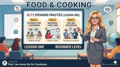 IELTS Beginner Topic: Food & Cooking