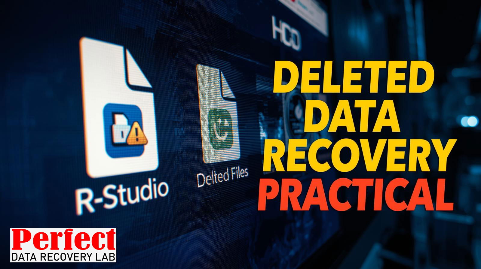 R-Studio से Deleted Data Recovery कैसे करें? (Live Practical Case – Perfect Data Recovery Lab)