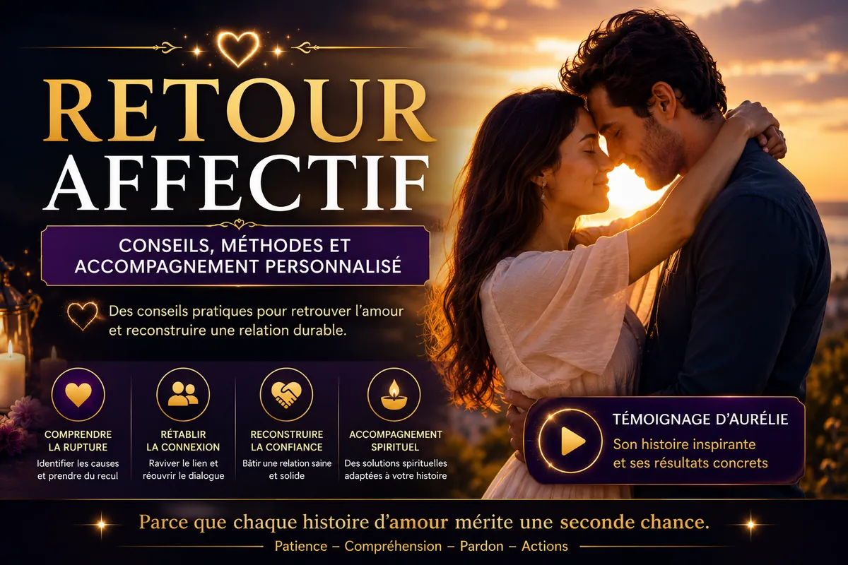 Retour affectif : conseils, méthodes et accompagnement personnalisé