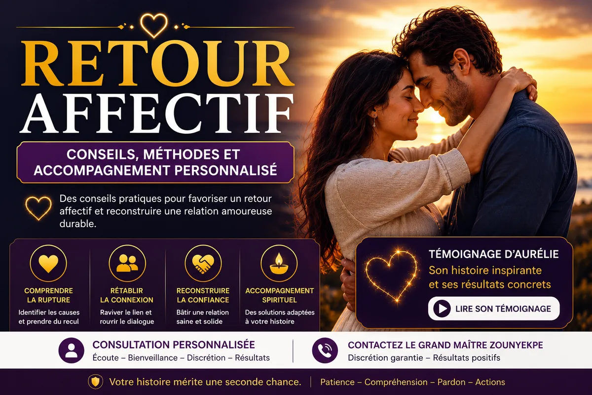 Retour affectif : les meilleures méthodes pour retrouver l'amour et reconstruire une relation durable