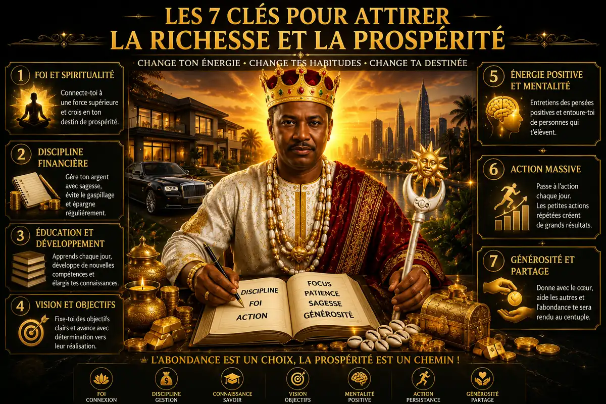 Le chemin vers la richesse, la prospérité et l'abondance durable grâce à la discipline et aux traditions spirituelles africaines