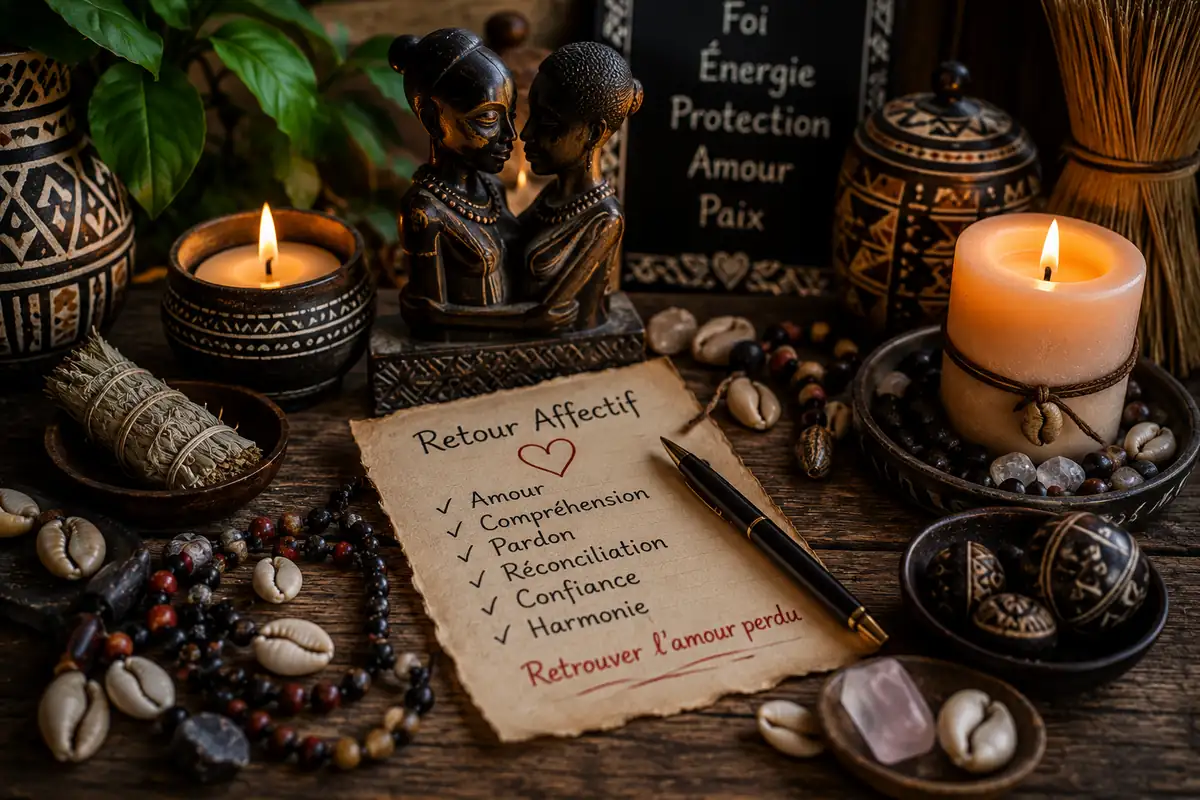 Retrouver l'amour perdu grâce au retour affectif et aux traditions spirituelles africaines