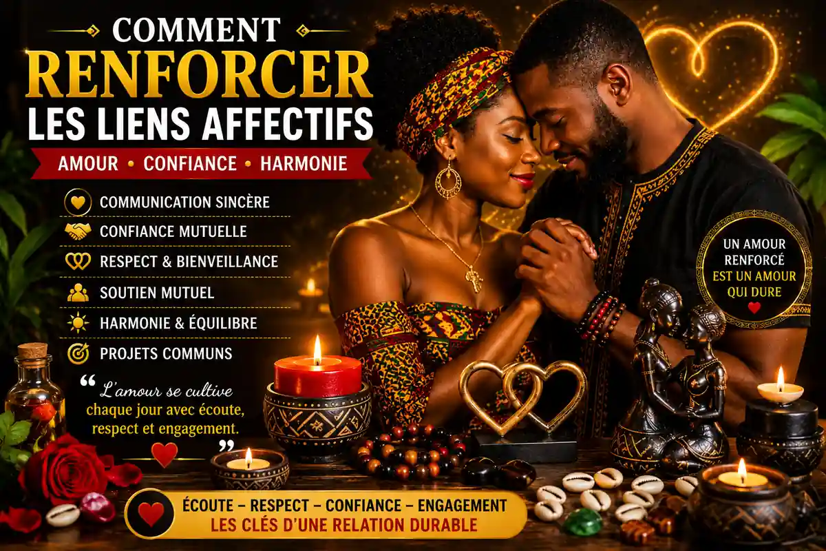 Couple renforçant les liens affectifs grâce à la communication, à la confiance et au respect
