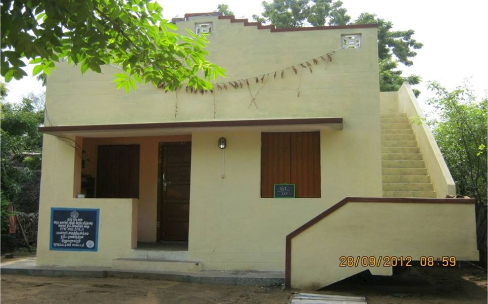 Tsunami	rehabilitation Houses in Prathamaramapuram, Nagapattinam,TamiINadu