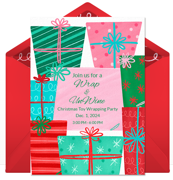 Wrap and UnWine Community Event