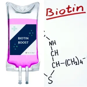 Biotin Boost IV therapy 头发，皮肤，指甲健康疗程