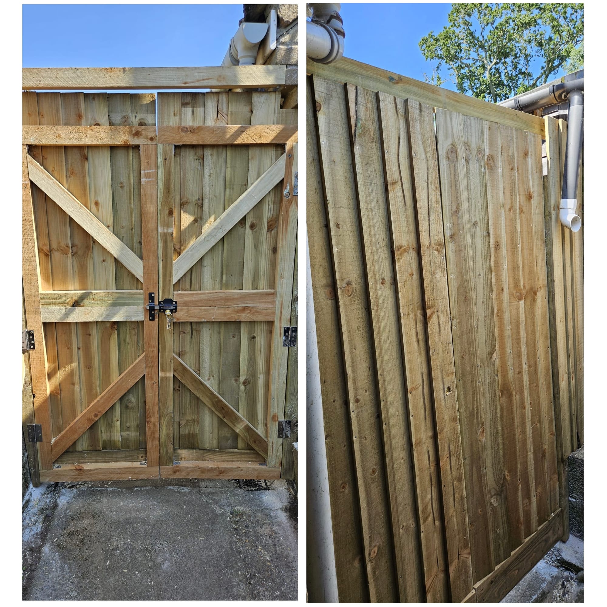 Handmade and installed fence