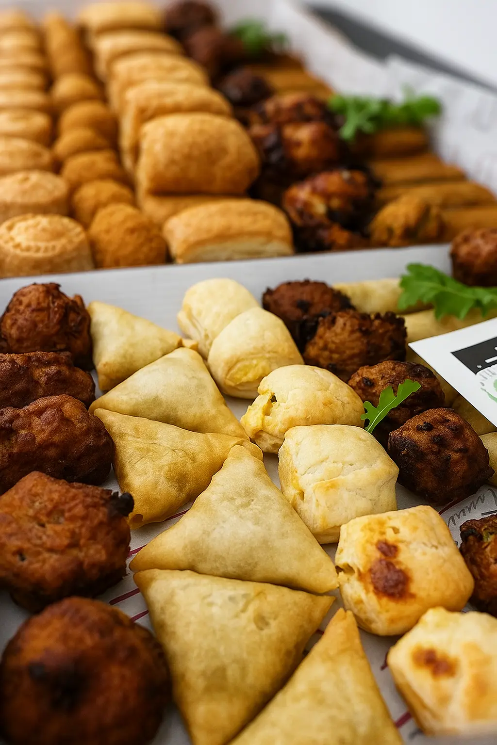 Vegetarian Savouries – Allergens & Ingredients