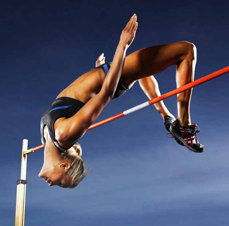Entrenamiento salto en alto