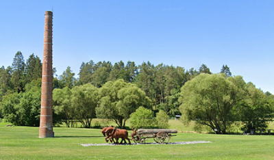 Les chevaux de trait de l’ancienne scierie d’Opont