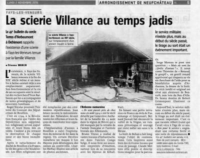 Scierie de Fays-les-Veneurs