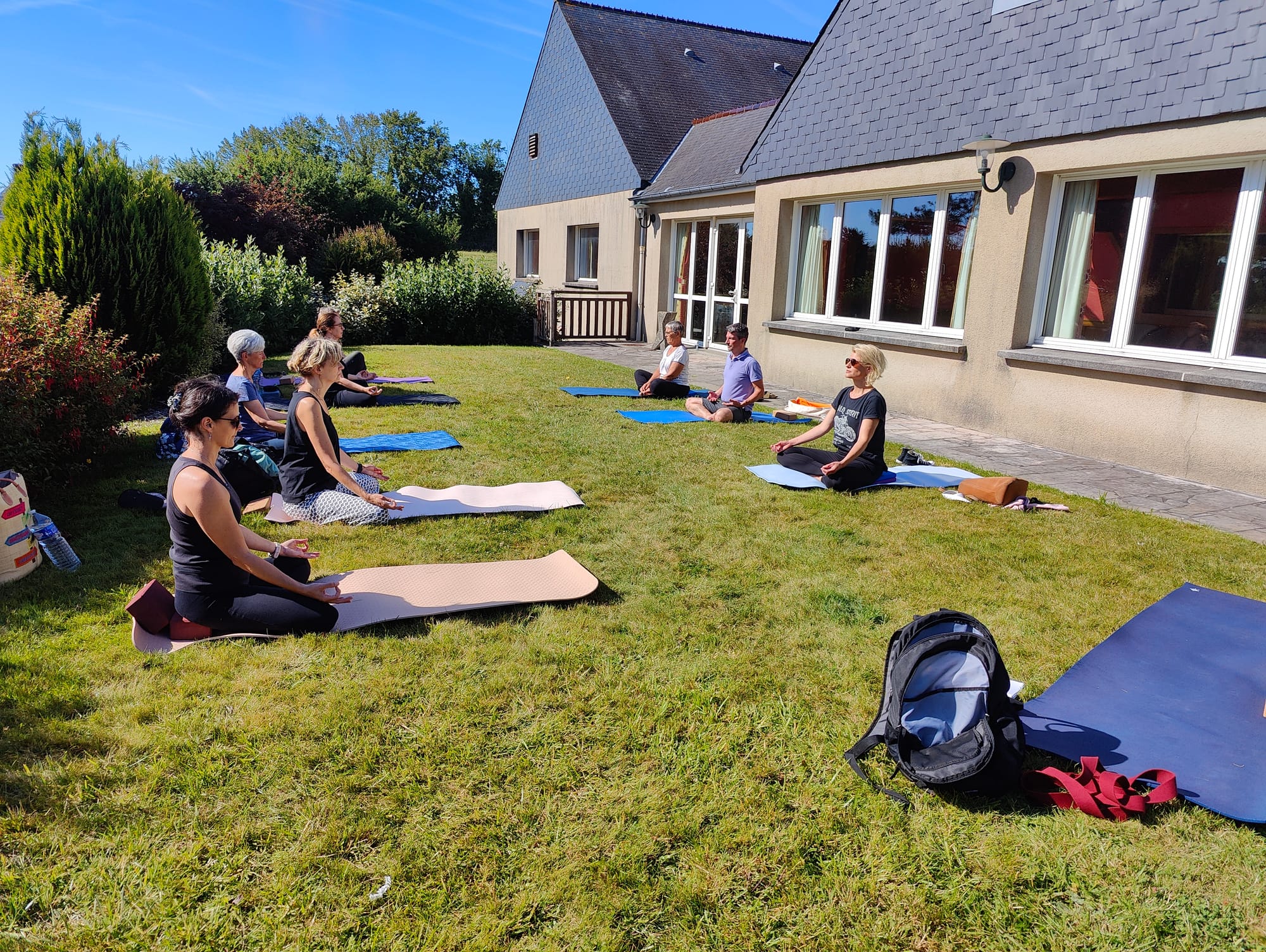 cours de yoga à Digulleville