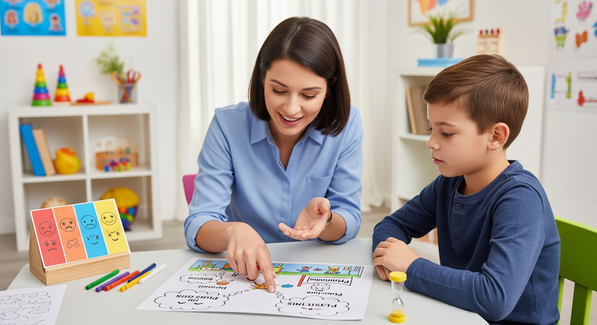 أدوات وأطر علاج معرفي سلوكي للأطفال