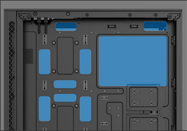 Storage spaces inside the MATREXX 70