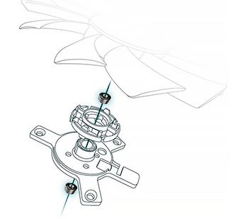 dual ball fan bearings