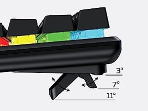 Adjustable keyboard angles