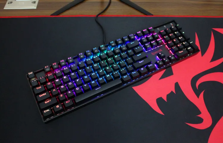 High Quality Redragon K551 Wired 104 Keys RGB Mechanical Gaming Keyboard For Gamer Office