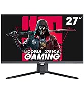 KOORUI 27 Inch QHD Gaming Monitor 144 Hz, VA, 1ms, DCI-P3 90% Color Gamut, Adaptive Sync, (2560x1...