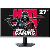 KOORUI 27 Inch Gaming Monitor Full HD 1920 x 1080p IPS Display 165Hz, 1ms, 75 x 75 mm VESA Mounta...