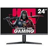 KOORUI 24" Gaming Monitor 165Hz, 1080p, 1ms, IPS, 99% sRGB Color Gamut, Adaptive Sync, Ultra Slim...