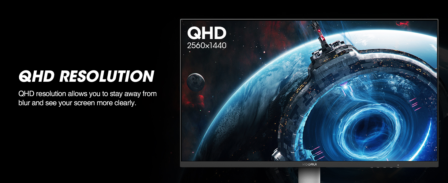 27Inch Gaming Monitor, QHD 240Hz 1ms, Mini-LED, HDR1000