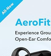 Soundcore by Anker AeroFit Pro Open-Ear Headphones, Ultra Comfort, Secure Fit, Ergonomic Design, ...