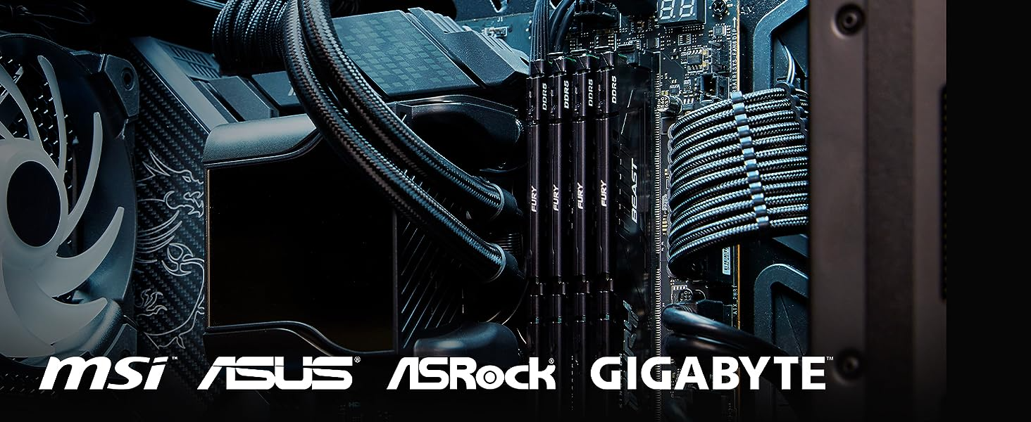 Qualified by the world’s leading motherboard manufacturers