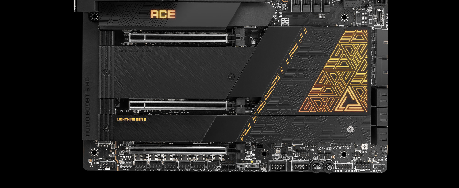 2 x PCI-e 5.0 x16 Slots, Premium Storage Performance, DIY Design, Wi-Fi 6E & Thunderbolt 4 Ports