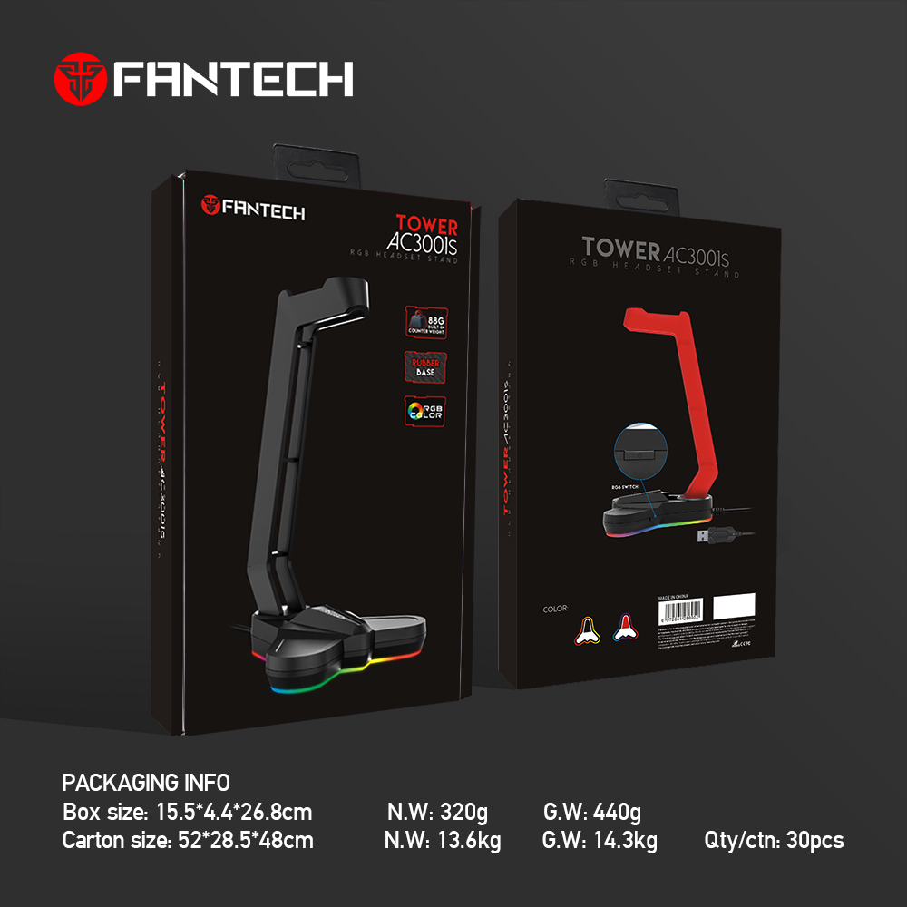 FANTECH AC3001S RGB HEADSET STAND