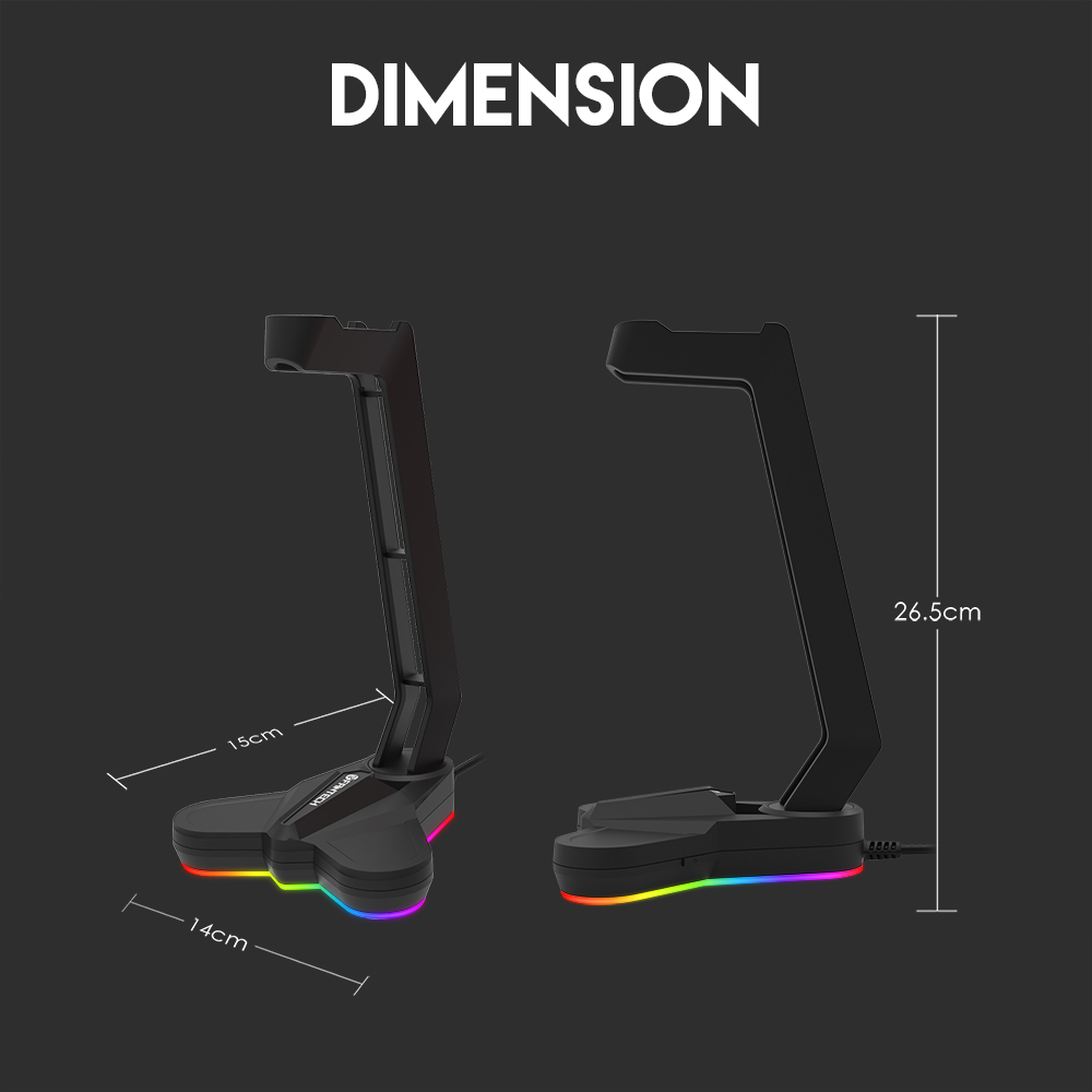 FANTECH AC3001S RGB HEADSET STAND