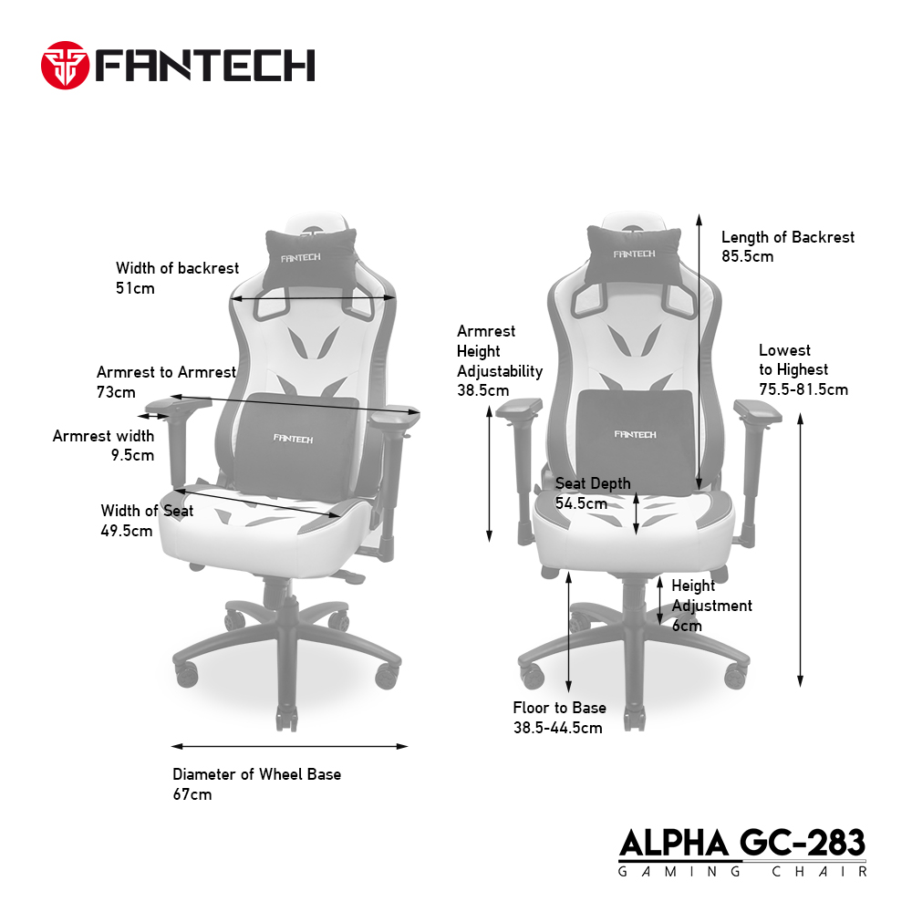 FANTECH ALPHA GC-283 GAMING CHAIR