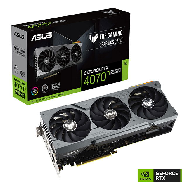 ASUS TUF Gaming NVIDIA GeForce RTX™ 4070 Ti Super Gaming Graphics Card (PCIe 4.0, 16GB GDDR6X