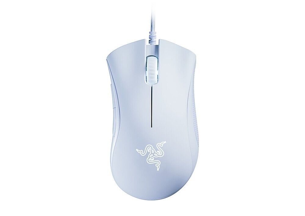 Razer DeathAdder Essential Gaming Mouse: 6400 DPI Optical Sensor - 5 Programmable Buttons Mercury WhiteErgonomic FormHuntsman Mini