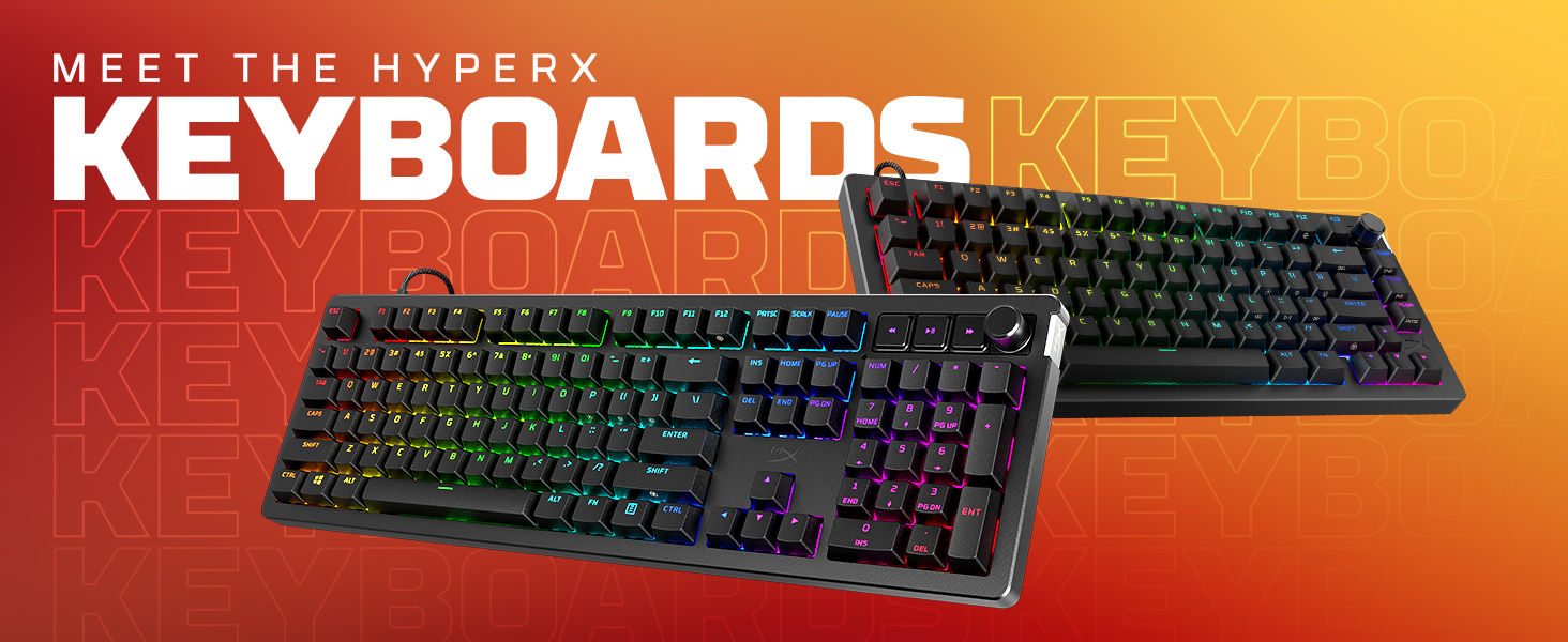 Meet the HyperX Keyboards