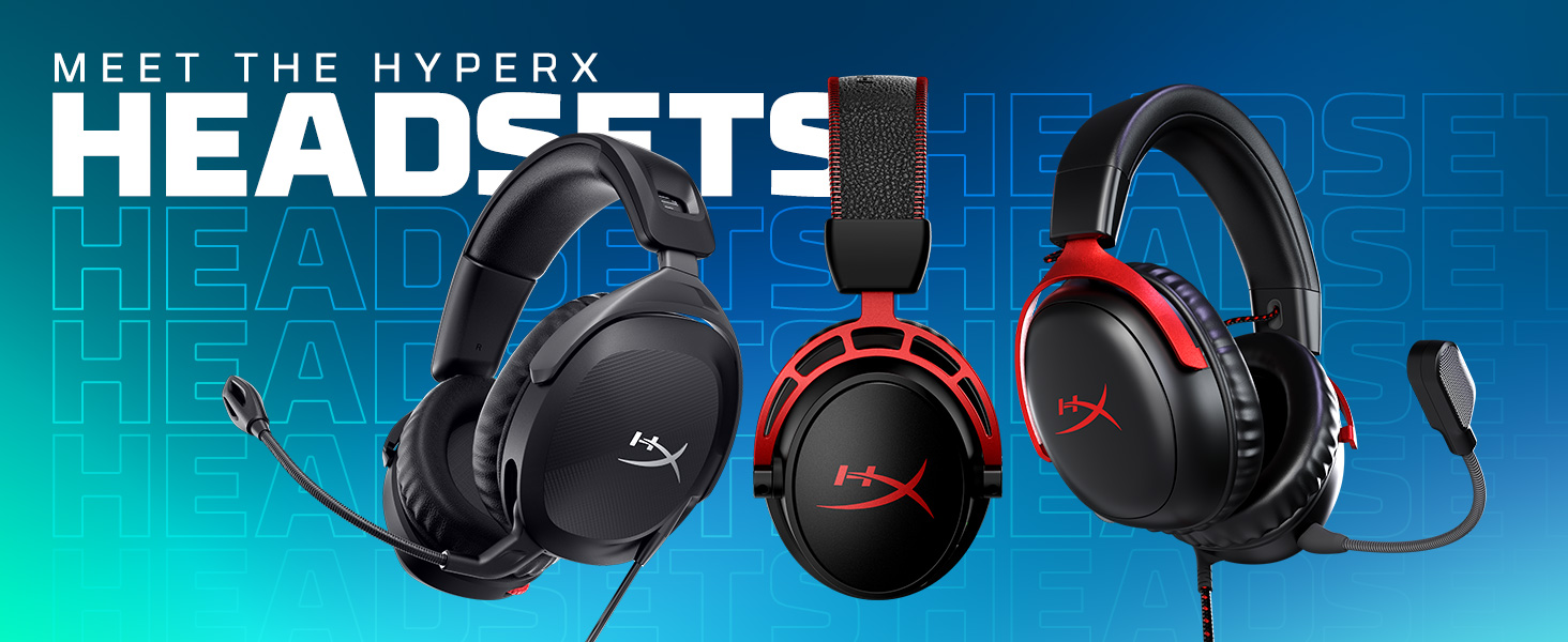 Meet the HyperX Headsets