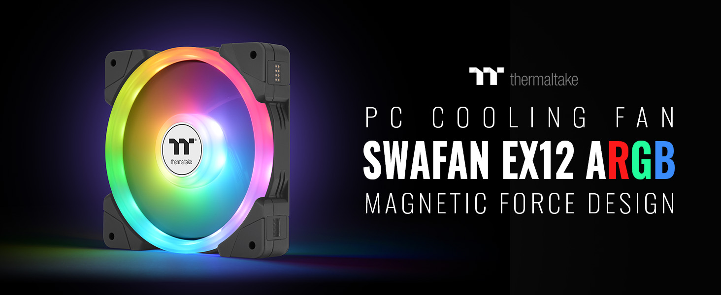 Thermaltake SWAFAN EX12 ARGB PC Cooling Fan (3-pack)