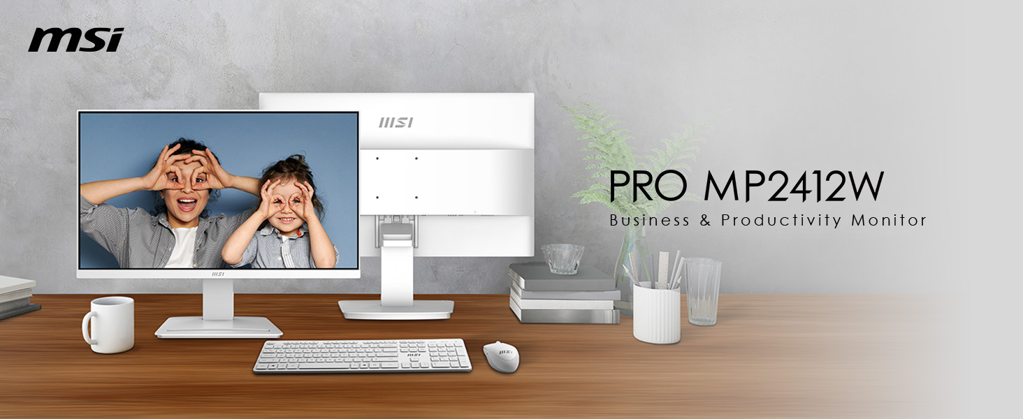 PRO MP2412W White Monitor