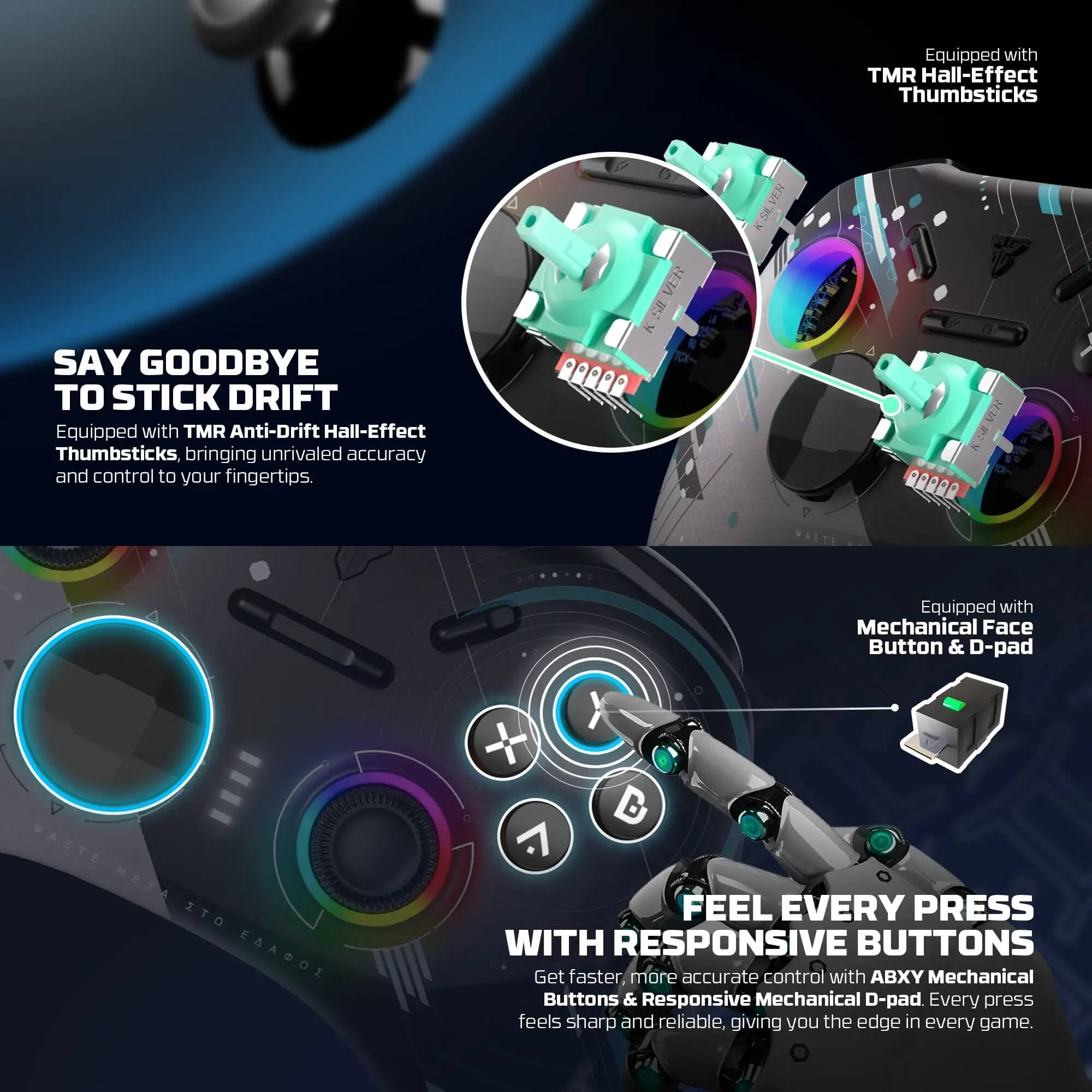 FANTECH EOS PRO II WGP15 V2 GAMEPAD GEMINUS BLACK