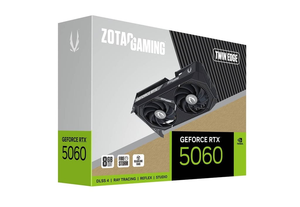 ZOTAC GAMING GeForce RTX 5060 Twin Edge 8GB GDDR7 - Graphics Card