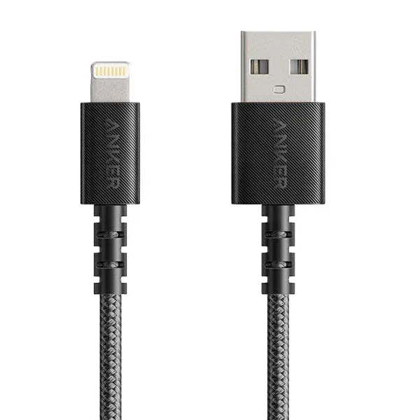 Anker PowerLine Select+ Apple Lightning 0.9 Meter USB Data/Charging Cable - Black - MFI Licensed